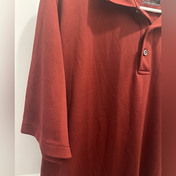 Bolle Mens Maroon Athletic Golf Polo T-shirt Size XL Extra Large - Picture 3 of 9